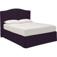 Letto Piazza e Mezza Runcorn, Sfoderabile, Contenitore Made in Italy, Viola