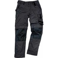 Excess Arbeitshose Champ, Gr. 54, schwarz/schwarz