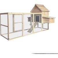 HOME DELUXE Hühnerstall TANO – 310 x 150 cm Großes, wetterfestes Holzgehege mit Auslauf Hühnerstall, Hühnerstall groß, Hühnerstall wetterfest,