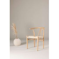 Alfons chaise de salle à manger beige.