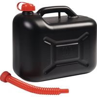 NOW Transportkraftstoffkanister Inh.20l schwarz HD-PE L405xB210xH350mm - 4000819001 - IT: NOW Tanica per carburante da trasporto capacità 20l nera in HD-PE L405xB210xH350mm - 4000819001