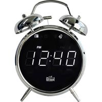 Silva Schneider URW 240 Radio-réveil FM, USB fonction réveil noir-chrome A759252
