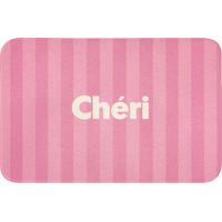 TAPIS DE BAIN Rayé - Rose - Chéri 60x40 cm