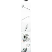 Burin SDS Plus, Burin Plat de 250 × 75 mm,Conçu pour enlever les carreaux,Burin plat SDS pour marteau perforateur SDS Plus
