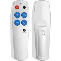 LYERCW - Télécommande TV à gros boutons - Facile à utiliser et à installer - Universelle - Télécommande TV basique - Cadeau adapté aux personnes atteintes de démence