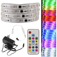 Kit ruban LED MAGIC RGB 5m 12V IP65 télécommande Polux
