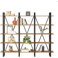 Libreria in legno "ML4" - 219 x 34 x 180 cm - Pino atlantico