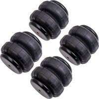 4X STANDARD 2500 LB AIR SUSPENSION SPRING BAGS 1/2"NPT SINGLE PORT UNIVERSAL
