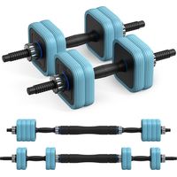 Haltères Réglables, 3 en 1 avec Barres Connectées, 10 kg, Idéal pour Fitness et Musculation à Domicile ou en Salle De Sport, MERACH