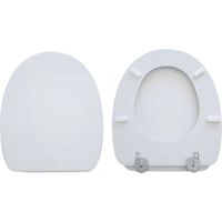 Copriwater Althea Hola sospeso compatibile in poliestere bianco