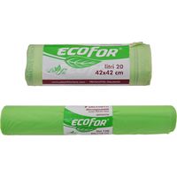 1CF SACCHETTI RACCOLTA DIFFERENZIATA COMPOSTABILI cm 42 x 45 - cf.20 pz