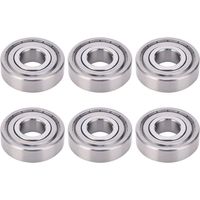 Lot de 10 mini roulements à billes à une rangée en acier inoxydable, accessoires pour outils mécaniques S6304Z