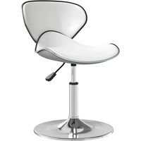 Tabouret de bar Chaise de bar Blanc Similicuir