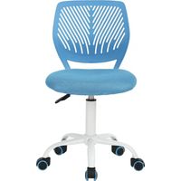FurnitureR Swivel Office Chair Ergonomic Desk Chair Adjustable Height Computer Chair Fabric Task Chair for Home Office Study Bedroom