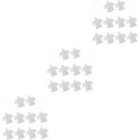 30pièces Éponge De Filtration De Piscine De Éponges Absorbantes Huile Forme De Tortue Blanc pour Piscines Spas Et Bains à Remous Efficacité Maximale Et Conception Ludique