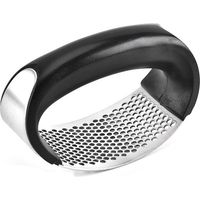 RHG Garlic Press Mincer Crusher with Ergonomic Handle for Kitchen, Stainless Steel