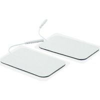 Packung mit 10 großen Ersatzelektroden für TENS-Geräte (7 cm x 12 cm).