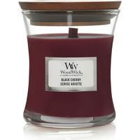 WOODWICK CANDELA CLESSIDRA MEDIA MEDIUM JAR BLACK CHERRY
