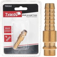 Bouchon en laiton pour tuyau mâle de 9 mm (1/10/100)