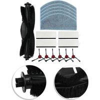 Filtre pour aspirateur, brosse latérale pour robot aspirateur, lingette de lavage pour robot aspirateur, brosse principale adaptée à un nettoyage efficace sur autoroute