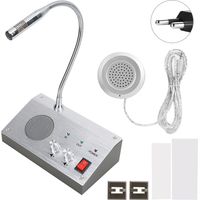 Interphone Bidirectionnel sans Bruit pour Banque/Bureau/Comptoir 110-240V (UE)