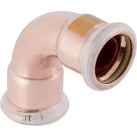 Geberit Mapress Curva in rame (gas), DN 15, dø 18 mm, 34501