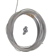 Grundfos Niro-Stahlseil 30 m, d= 2mm, mit 4x Bügelklemmen