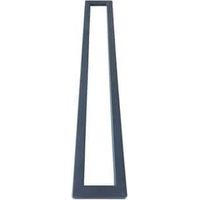 Weltico – Enjoliveur skimmer miroir 806 x 126 mm – Matière ABS – Couleur anthracite – Pour skimmer grande meurtrière
