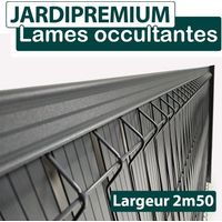 Lames Occultation Aluminium Gris Anthracite - 2.5M - JARDIPREMIUM - 1,53 mètre