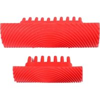 2 stücke Gummi Holzmaserung Malerei Werkzeuge Nachahmung Holz Körnung Muster Textur Wand DIY Pinsel Malerei Tool Home Dekoration