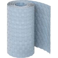 Sichtschutzstreifen Rattan Optik - 250 x 19cm Hellgrau