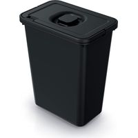 Contenedor de basura SYSTEMA BASICA NKS10W - reciclaje negro