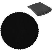 COSTWAY Φ366 cm PP Sprungtuch Trampolin, Trampolinsprungtuch, Sprungmatte, Trampolinzubehoer, schwarz