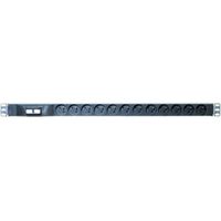 Multiprise rackable 19'' verticale 12p + disjonct.