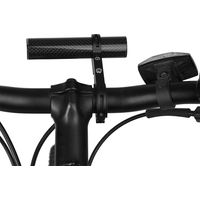 Support de lampe vélo en carbone 10 cm, universel pour éclairage guidon