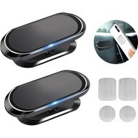 Magnetische Autohandyhalterung, magnetische Autohandybefestigung, Autohandymagnet, um 360° drehbare magnetische Autohalterung, kompatibel mit iPhone/Samsung/Huawei/XIAOMI usw.