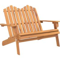 Banc de jardin Adirondack 126cm bois massif d'acacia