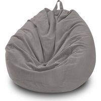 Housse de pouf poire (sans remplissage), housse de pouf de rangement pour animaux en peluche de qualité supérieure en velours côtelé pour animaux de compagnie, chiens/chats, pour organiser les