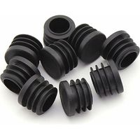 Chair Leg Cap, Round Plastic Cap, 30pcs, Black Tube End Cap, Chair Glide, Round Cap, Furniture Protection Cap, Chair/Leg Tube Cover Insert (25mm), Function