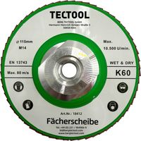 Diamant Fächerscheibe Hybrid, K60, M14, Ø 115mm