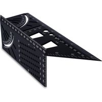 3D-Winkelmesser aus Aluminiumlegierung, Aweohtle 90 bis 45 Grad Profi-Winkelmesser, Messlineal für Holzbearbeitung, geeignet für Ingenieure und Zimmerleute