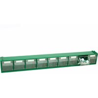 Vipa CASSETTIERA COMPONIBILE FOX 101 VERDE 9 cassetti mm. 600x68x76 h