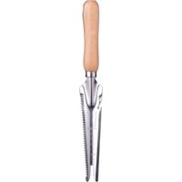 ZOLGINAH Cuchillo recortador de acero inoxidable con mango de madera Herramientas de jardinería de malezas