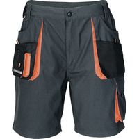 Pantaloncini da uomo taglia 48 grigio scuro/nero/arancione