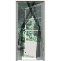 Moskitonetz „BASIC LINE“ 150x220cm (2 Bögen à 75x220cm) Farbe Schwarz