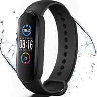 Bracelet connecté, bracelet d'activité, podomètre, montre de sport, moniteur de fréquence cardiaque, étanche IP67, appareil de mesure, montre de pouls, montre pour appels, SMS et notifications des rés