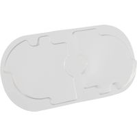 Eur Ohm – Boitier de protection pour prise électrique – Clips transparents 2 postes – Dimensions 14x7.5cm – Pour installation encastrée