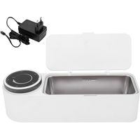 Nettoyeur Ultrasonique Mini Haute Fréquence 650ml Cuve Ultrason MK188 Blanc Fiche UE 220-240V AC