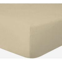 Drap-housse 100% Coton 57 Fils Ficelle - 90 x 190 cm - Bonnet 30 cm