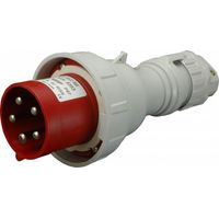 Sez Industrie-Steckdose rot 63A 400V